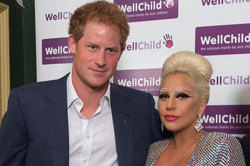 Lady Gaga showed the chest to Prince Harry