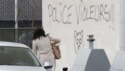 On the outskirts of Paris police raped a black man