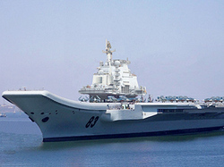 China makes first aircraft carrier out of Soviet warship