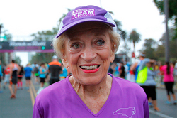 92-year-old woman broke the marathon record