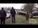 The car made impact with the BMP on the road in the Donetsk region, there are victims
