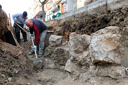 The builders found in Moscow ancient artifact