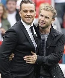 Robbie William and Gary Barlow compete by dieting