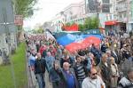 The bus letter on time stopped with a number of cities of Donetsk region

