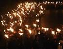 Torchlight procession in Kiev ended with the national anthem of Ukraine
