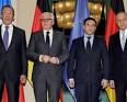 The foreign Minister of France has called a meeting of leaders " Norman Quartet "

