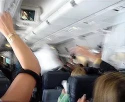 Passengers staged a brawl on Board the aircraft