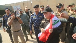 The Prime Minister of Iraq, arrived in Mosul