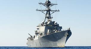 American missile destroyer entered the Baltic sea