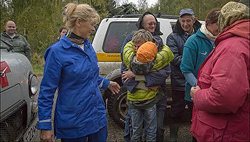 The boy who went missing in the forest, was found alive and unharmed