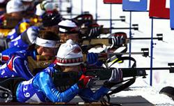 Russian biathlon skiers won "silver" in relay race 4x7.5 km