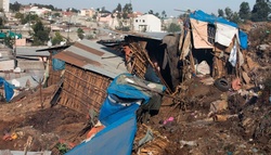 In Ethiopia during the landslide killed 46 people
