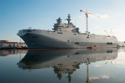 The French brought in the sea the second "Mistral"
