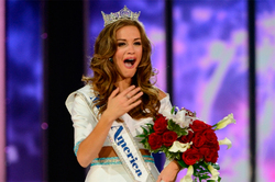 The new "miss America" was a student
