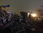 The party "Freedom" led by Tiahnybok early exit at the building of the Ministry of internal Affairs of Ukraine
