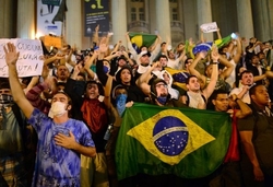 Violent protests broke out in 15 Brazilian cities