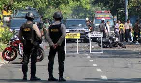 In the Indonesian city of Surabaya occurred the fourth in the last days of the explosion