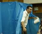 If appears before Klitschko at the polling station
