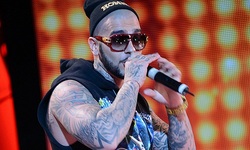 Timati almost burned at the party