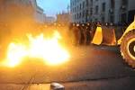 Rally protests began in Kiev
