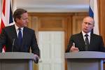 Putin ? Cameron: high time to join efforts in the battle against crime
