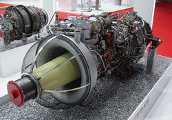 The aircraft first showed the newest engine