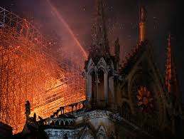 The fire in the Cathedral of Notre Dame was extinguished