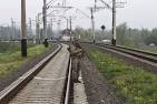 Railroad undermined under Donetsk
