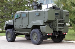 Armored vehicles "Typhoon" entered service of the southern military district