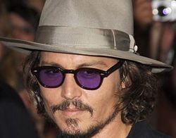 Johnny Depp "set his head on fire"