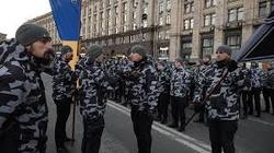 In Kiev the nationalists held a March in support of Poroshenko