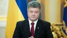 Poroshenko: Border areas with special status is the line of contact
