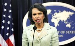 Rice: U.S. to resume aid to new Palestinian government
