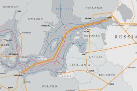 The route of the "Nord stream - 2" to bypass Denmark