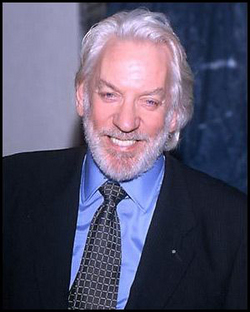 Donald Sutherland has been honoured with a star