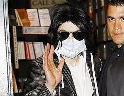 A surgical mask worn by Michael Jackson is being auctioned