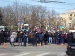 Protesters in Lugansk After the Prosecutor
