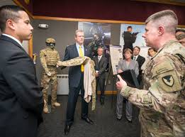 At the Pentagon, spoke about the modernization of the us army