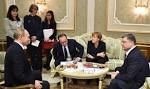 Hollande and Merkel: Minsk consensus must be respected
