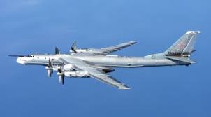 Japanese fighters escorted bombers Tu-95MS