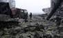 The bodies of the dead began to extract from the rubble of the Donetsk airport
