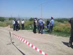 The body of the soldier with stab wounds found on the ground in Ukraine
