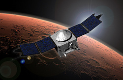 The MAVEN satellite reached orbit of Mars
