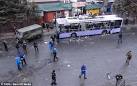 In Donetsk when hit in the tram died 13 people
