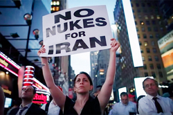 The U.S. protest against the deal with Iran