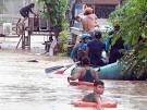 In the Philippines, about 90 people died as a result of landslide and floods
