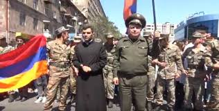 In Yerevan, dozens of soldiers joined the protesters