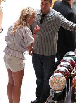 Britney is a slave for sweets