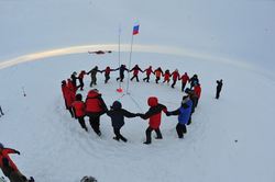 The North pole expedition of scientists RAS