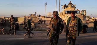 Kurdish troops reported fierce fighting in 